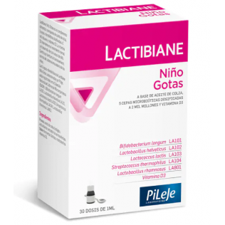 PILEJE LACTIBIANE ENFANT PILEJE GOTAS 1 ENVASE 30 ML + 1 SOBRE 2 G