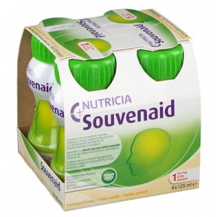 SOUVENAID 4 BOTELLAS 125 ML SABOR VAINILLA