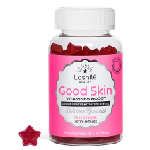 LASHILE GOOD SKIN SIN AZUCAR 60 GOMINOLAS SABOR FRESA