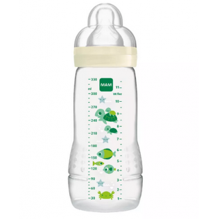 BOTTLE BIBERON MAM EASY ACTIVE 1 UNIDAD 330 ML COLOR VERDE