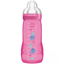 BOTTLE BIBERON MAM EASY ACTIVE 1 UNIDAD 330 ML COLOR ROSA