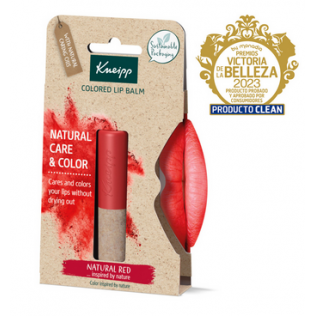 KNEIPP BALSAMO LABIAL CON COLOR NATURAL 1 ENVASE 3,5 G COLOR RED