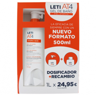 LETI AT4 PACK GEL 500ML + REFILL 500ML