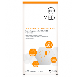 BE+ MED PARCHE PROTECTOR DE LA PIEL 10 PARCHES 15 CM X 4 CM