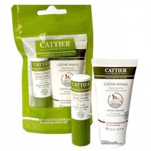 Cattier Winter Kit, Shea Butter 20g + Hand Cream 30ml