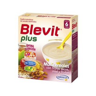 Blevit Plus Multicereals with Dry Fruits Honey and Fruits 600g