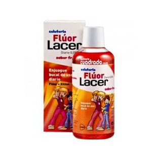 Lacer Junior Daily Fluoride Mouthwash Strawberry 500ml