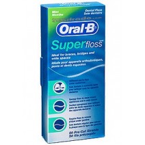 Oral-B Satin Floss Seda Dental Sin Cera Sabor Menta 25 m
